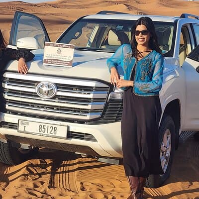Evening Dubai Desert Safari with Quad Biking & Sandboarding 3