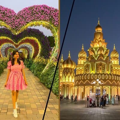 Miracle Garden and Global Village Private Tour - Dubai