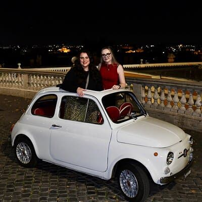 Rome Fiat 500 day&night vintage Experience, with Roman photographer 5