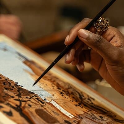 Cinematic Watercolor Workshop and Tea Experience at Boma Café 3