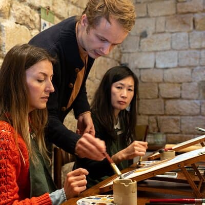 Cinematic Watercolor Workshop and Tea Experience at Boma Café