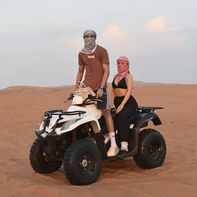 Morning Red Dunes Adventure with quad bike & Camel Ride Dubai 5