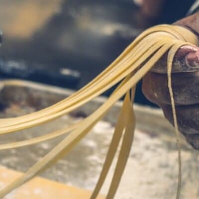 Authentic Tagliatelle al Pesto 4