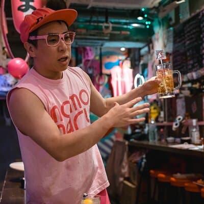Tokyo Shibuya Crazy Entertainment Bar Experience with Local Guide 2
