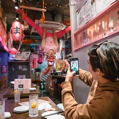 Tokyo Shibuya Crazy Entertainment Bar Experience with Local Guide 3