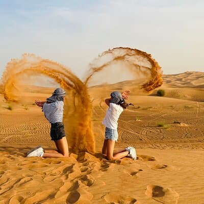 Dubai Desert Safari, Private Car Tour, Camel Ride, Sand-boarding