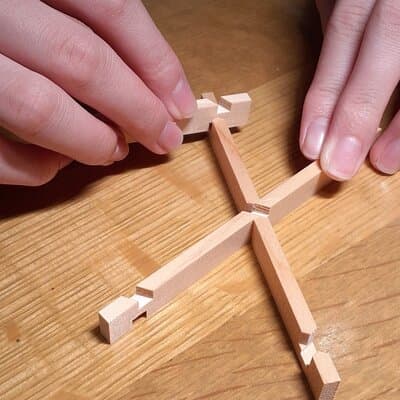 Traditional Kumiko Wood Art Class in Asakusa 3