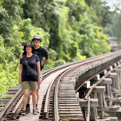 From Bangkok : Kanchanaburi Tour with Floating market Visit