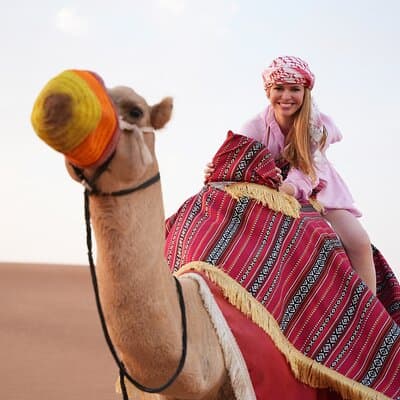 Dubai Morning Safari with 25 Mints Camel ride & Sand Boarding