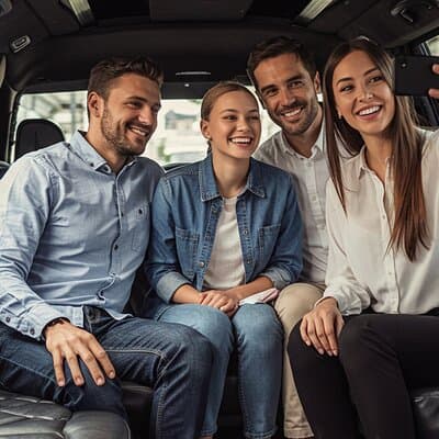 NYC VIP Private Luxury Departure ride via Stretch Limousine, Van, Sedan or SUV 2