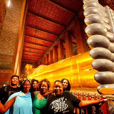 Golden Buddha Reclining Buddha and Marble Temple Private Tour