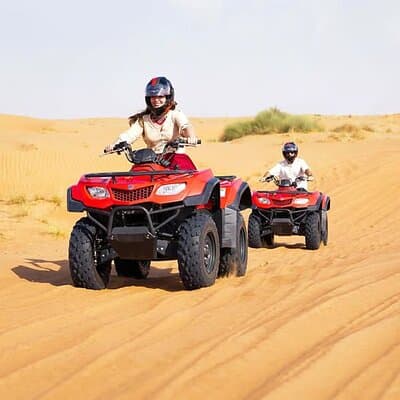 VIP DUBAI DESERT SAFARI with QuadBike,CamelRide,Dinner & Shows