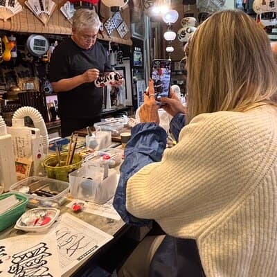 Tokyo Making a Lantern Workshop in Asakusa with a Craftsman 4