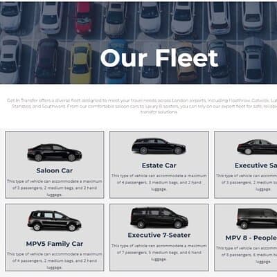 “Get In Transfer” Heathrow Airport to London Private Transfer 2