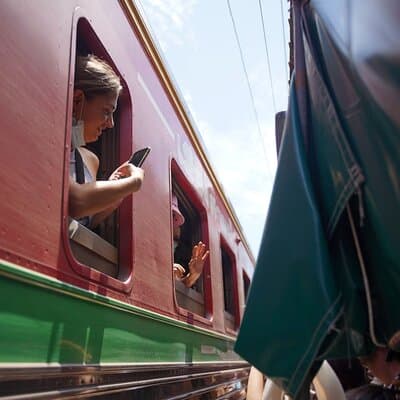 Bangkok: Damnoen Saduak and Maeklong Railway Market Japanese tour 2