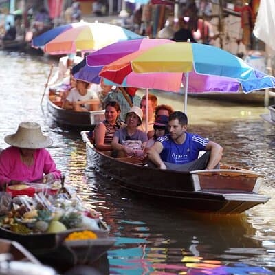 Bangkok: Damnoen Saduak and Maeklong Railway Market Japanese tour 3