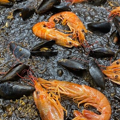 Barcelona: Black Ink Seafood Paella Cooking Class 3