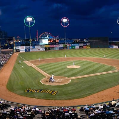 Brooklyn Cyclones Baseball Game Ticket at Coney Island