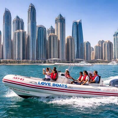 Dubai Speedboat Tour: Marina, Atlantis & Burj Al Arab