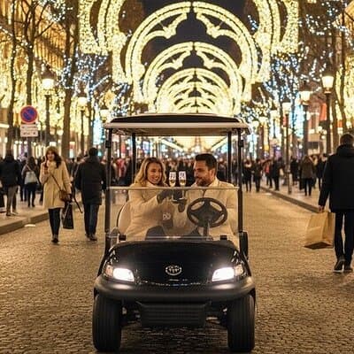 Le Tour d’Amour The Valentine’s Day Private Golf Cart in Paris 3