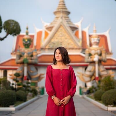 Bangkok Wat Arun Private Photoshoot and Video Option