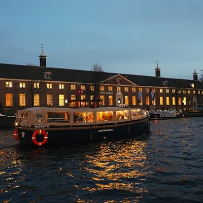 Scenic Evening Canal Cruise in Amsterdam with Optional Drinks