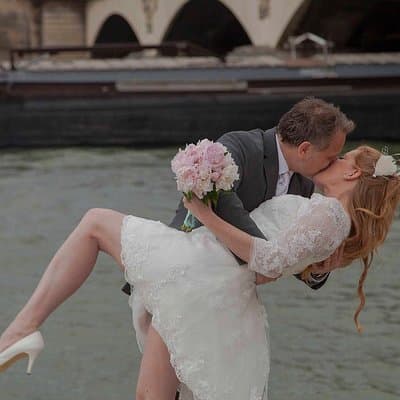Paris Eiffel Tower Wedding Vows Renewal Ceremony with Photo Shoot 4