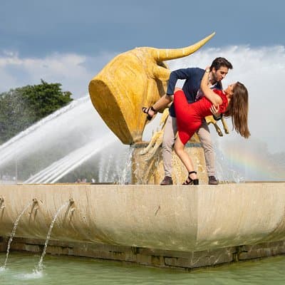 Paris Eiffel Tower Wedding Vows Renewal Ceremony with Photo Shoot 3