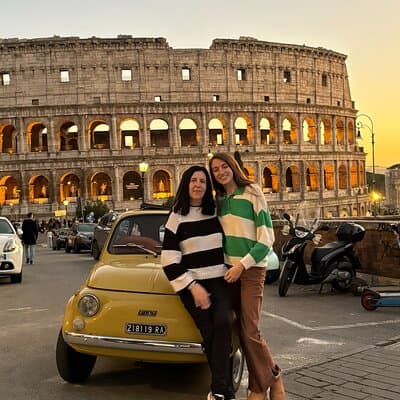 Rome Fiat 500 Vintage tour 5