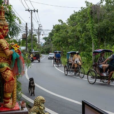 Rickshaw & Hike the Colors of Bangkok jungle 5