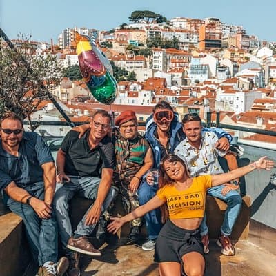 Lisbon Rooftop Bar Crawl Private Group Experience
