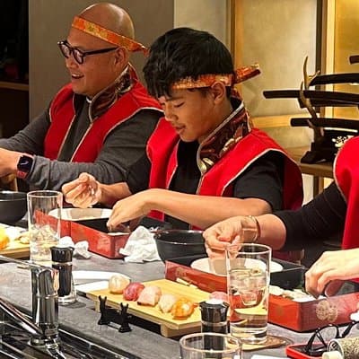 Luxury Samurai Sushi Experience with Chef Performance in Asakusa 2