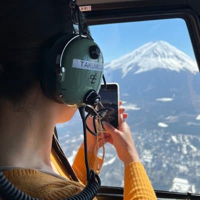 Mt. Fuji + Kamakura Helicopter Private Tour (90-Min) 4