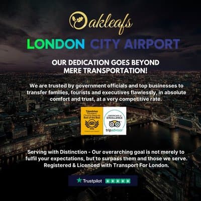 London City Airport - To & From Central London - Private Transfer