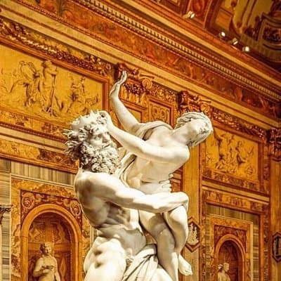Rome: Borghese Gallery Entry Ticket with Audio Guide App