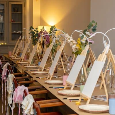 Painting&Wine Workshop - Creative Painting Experience in Paris 3