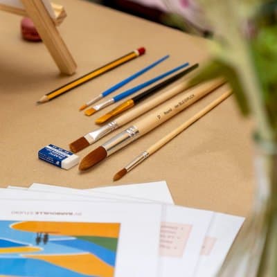 Painting&Wine Workshop - Creative Painting Experience in Paris 4