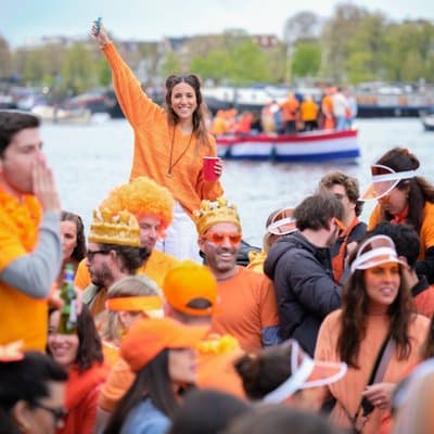 Amsterdam King’s Day Boat Party with Unlimited Drinks 2026
