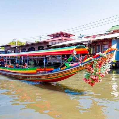 Wat Pak Nam Longtail Boat Tour with Flower Market in Bangkok 2