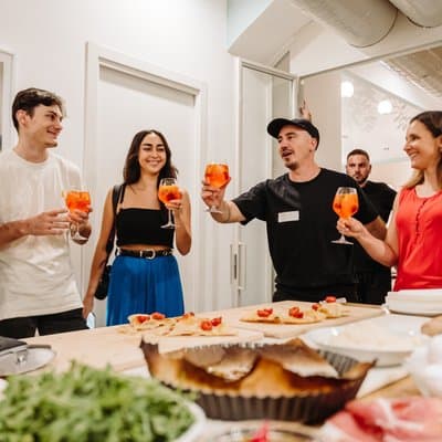 Rome Pizza & Tiramisù Cooking Class with Unlimited Wine 5