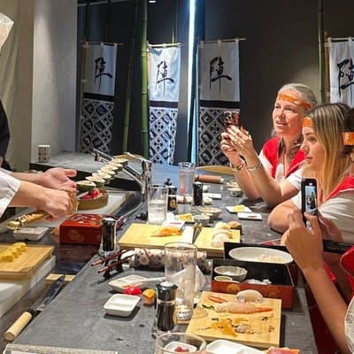 Sushi Making with Interactive Samurai Experience at JIN-ASAKUSA 2