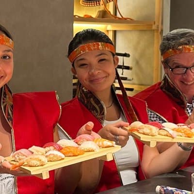 Sushi Making with Interactive Samurai Experience at JIN-ASAKUSA 3