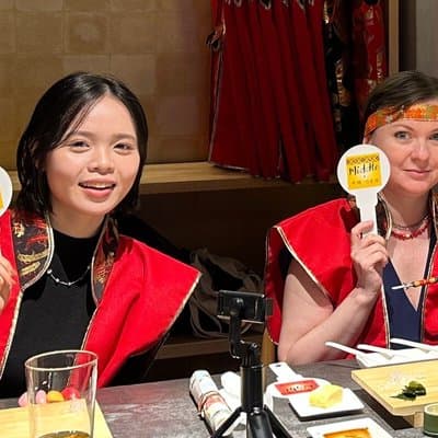 Sushi Making with Interactive Samurai Experience at JIN-ASAKUSA 4