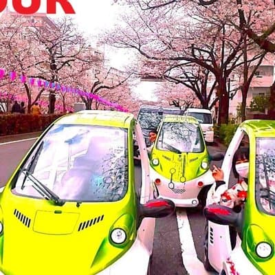 Official Tokyo Shibuya : KIMONO Dressed EV-Go Kart Activity Tour