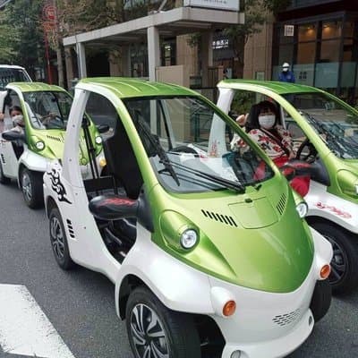 Official Tokyo Shibuya : KIMONO Dressed EV-Go Kart Activity Tour 3
