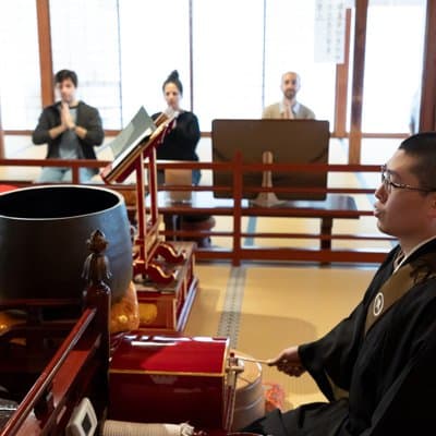 Taiko Drumming and Buddhist Chanting in a 700-Year Tokyo Temple 4