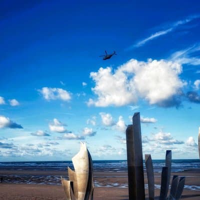 D-Day American Beaches from Paris with hotel Pick Up