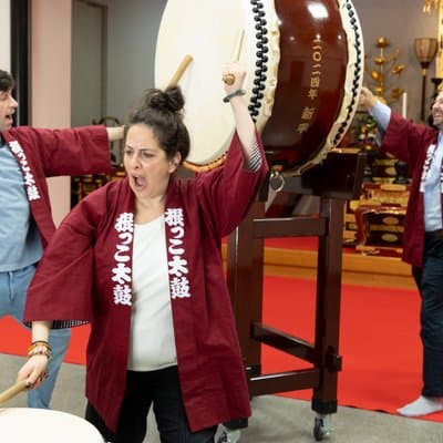 Taiko Drumming and Buddhist Chanting in a 700-Year Tokyo Temple