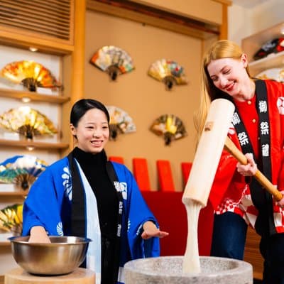 Tokyo Traditional Mochi Pounding Experience with Tasting