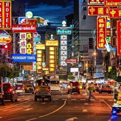 Bangkok Night Bike Tour -Hotel-pickup & Dinner 3